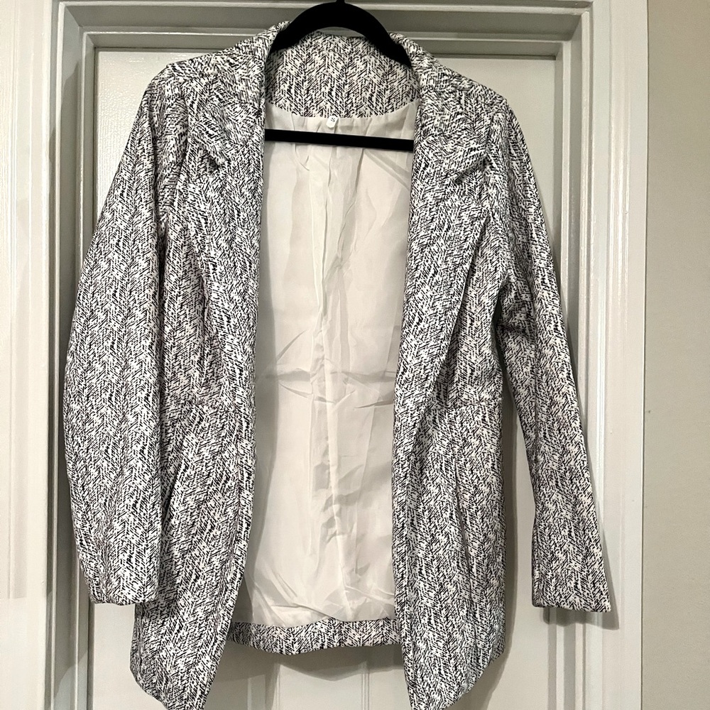 Patterned Blazer